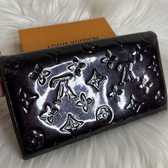 💯Authentic Louis  Vuitton Vernis Bifold Long Wallet🍀 - Picture 5 of 16